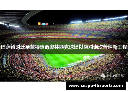 巴萨暂时迁至蒙特惠奇奥林匹克球场以应对诺坎普翻新工程